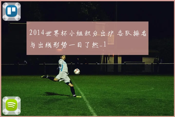 2014世界杯小组积分出炉 各队排名与出线形势一目了然_1